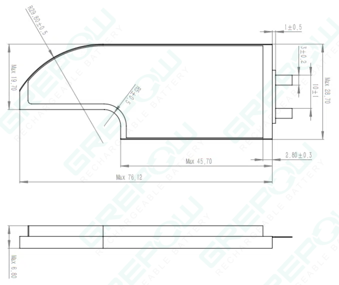 L形電池結(jié)構(gòu)圖 L形電池結(jié)構(gòu)圖