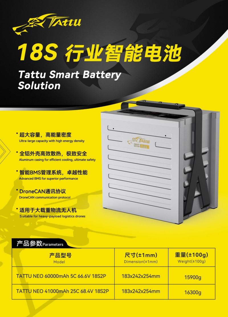 Tattu Neo 18S 工業(yè)智能電池